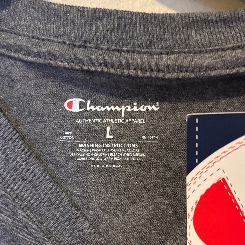 Champion Dark Gray Harvard Tee - Picture 2 of 2